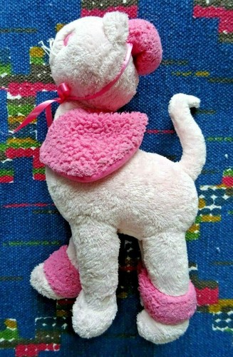 Doudou peluche chat - doudou, rose
