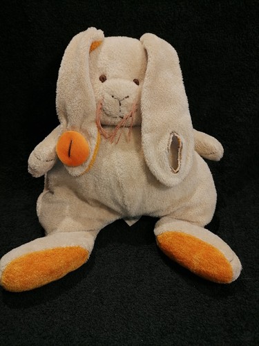 Doudou peluche lapin - , beige